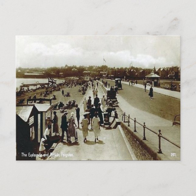Postal antigua - Paignton, Devon (Anverso)