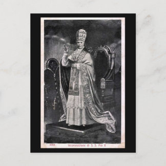 Postal antigua - Papa Pius X