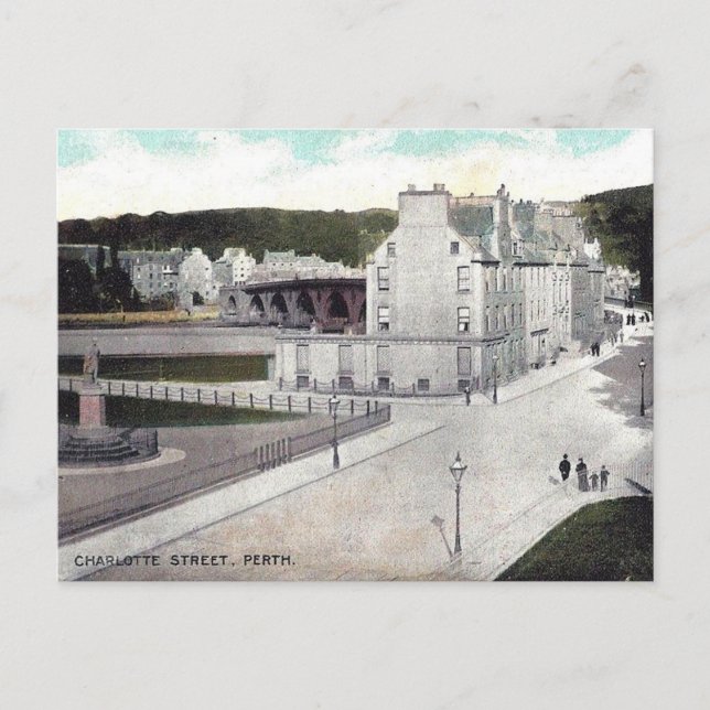 Postal antigua - Perth, Escocia (Anverso)