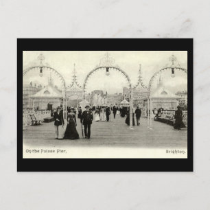 Postal antigua - Pier del Palacio, Brighton