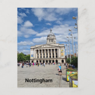 Postal Antigua plaza del mercado, Nottingham