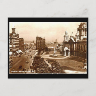 Postal antigua - Plaza Donegall, Belfast