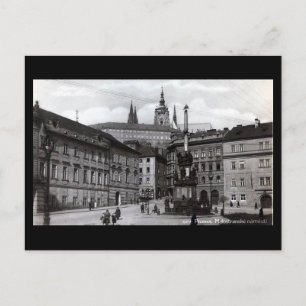 Postal antigua, plaza Malostranske, Praga