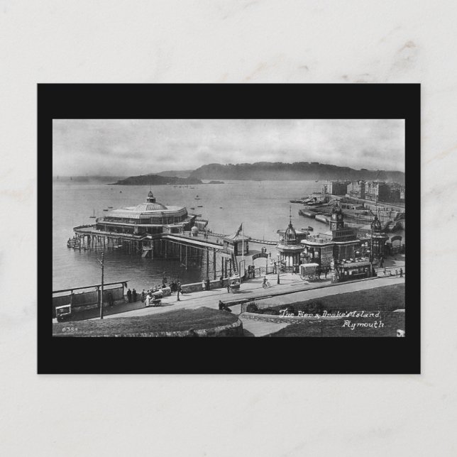 Postal antigua, Plymouth, Devon (Anverso)