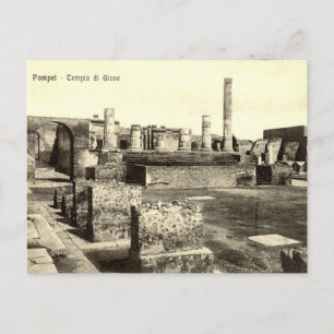 Postal antigua - Pompeya, Tempio di Giove