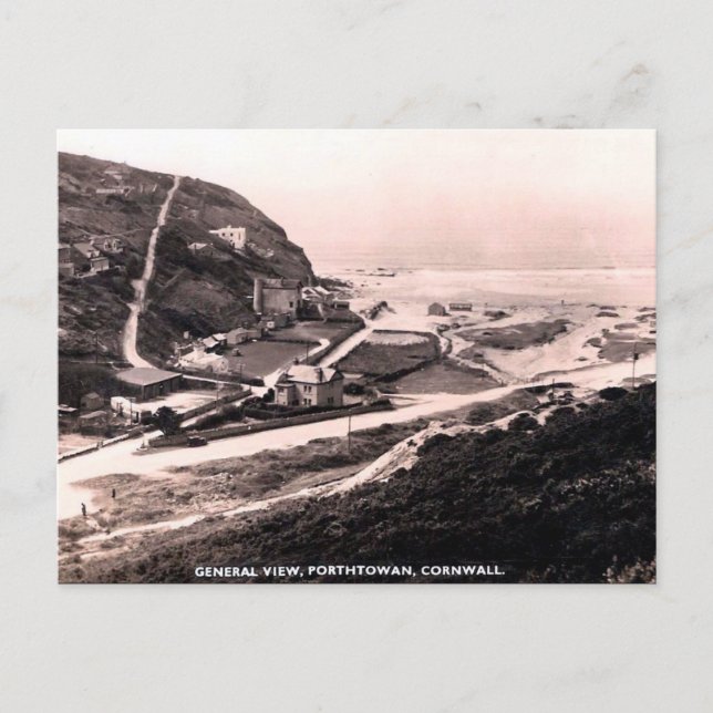 Postal antigua - Porthtowan, Cornwall (Anverso)