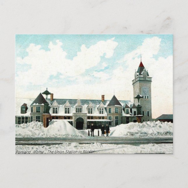 Postal antigua - Portland, Maine (Anverso)