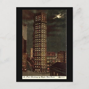 Postal Antigua postal, Edificio St Paul, Nueva York