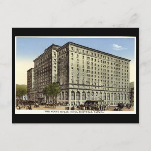 Postal Antigua postal, Hotel Mount Royal, Montreal