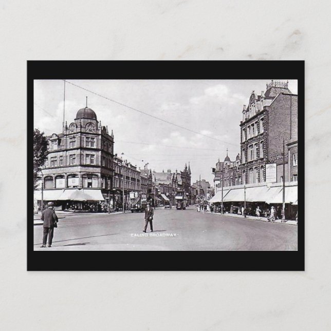 Postal Antigua postal, Londres, Ealing Broadway (Anverso)