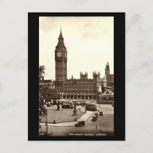 Postal Antigua postal, Londres, Plaza del Parlamento
