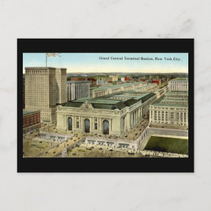 Postal Antigua postal, Nueva York, Grand Central Station