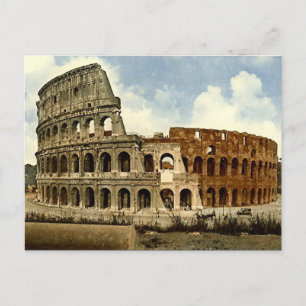 Postal Antigua postal, Roma, el Coliseo