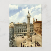 Antigua postal, Roma, Piazza Colonna