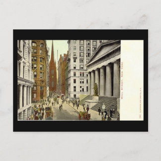 Postal Antigua postal, Wall Street, Nueva York