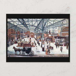 Postal Antigua Postcard - Estación Marylebone, Londres