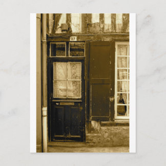 Postal Antigua puerta francesa