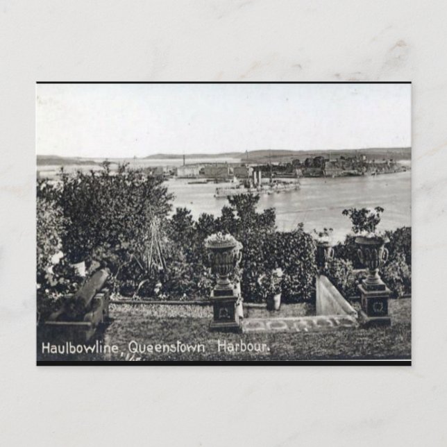 Postal antigua - Queenstown, Co Cork (Anverso)
