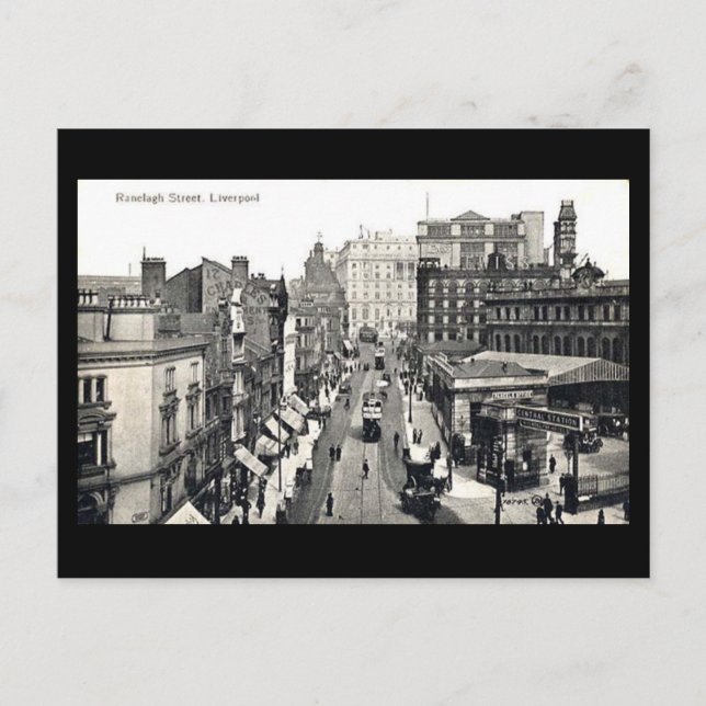 Postal antigua - Ranelagh St, Liverpool (Anverso)