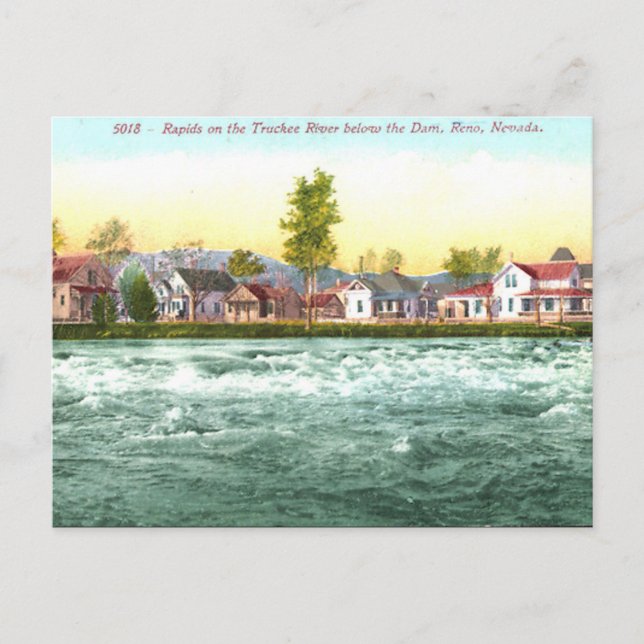 Postal antigua - Reno, Nevada, Estados Unidos (Anverso)