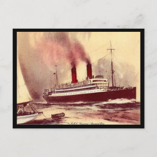 Postal antigua - RMS Caronia, Cunard Line