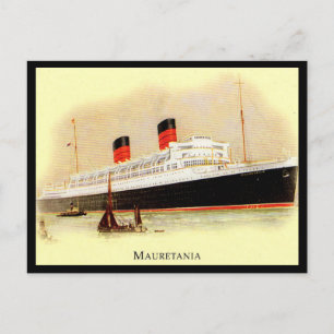Postal antigua - RMS Mauretania