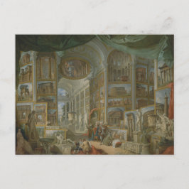 Postal Antigua Roma de Giovanni Paolo Panini Imprimir