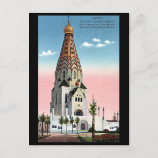 Postal antigua - Russische Gedächtniskirche, Leipz