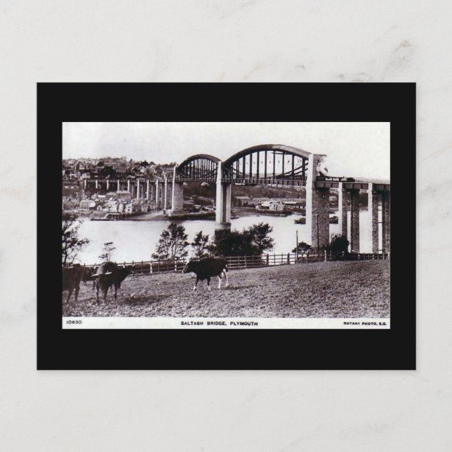 Postal antigua, Saltash (Anverso)