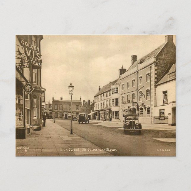Postal antigua - Shipston-on-Stour, Warks (Anverso)