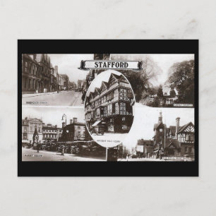 Postal antigua - Stafford, Inglaterra