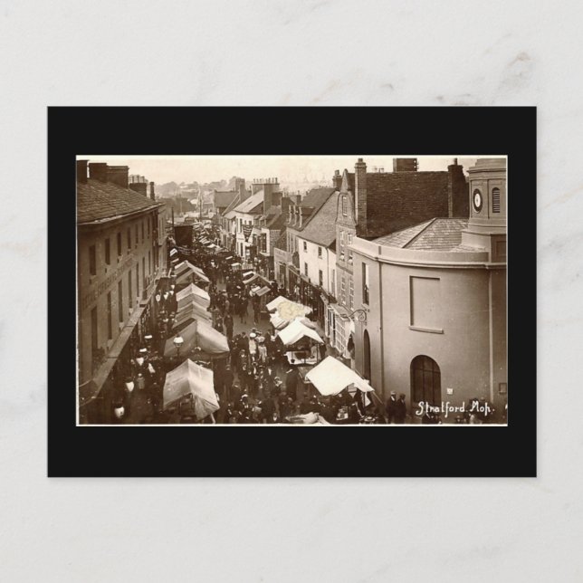Postal antigua, Stratford-upon-Avon Mop (Anverso)
