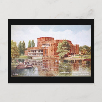 Postal antigua, Stratford-upon-Avon, teatro
