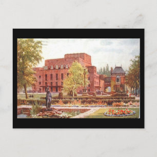 Postal antigua, Stratford-upon-Avon, teatro