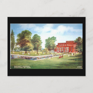 Postal antigua, Stratford-upon-Avon, teatro