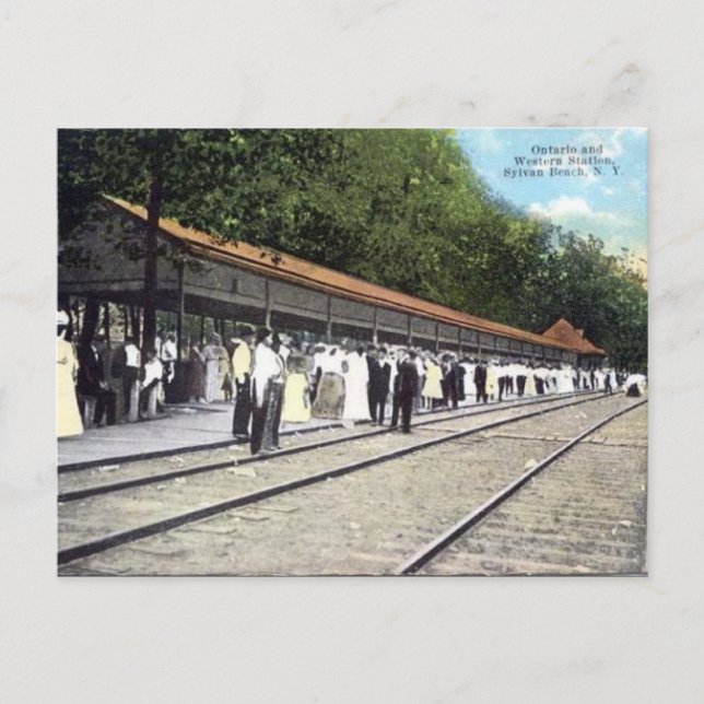 Postal antigua - Sylvan Beach, NY, EE. UU. (Anverso)