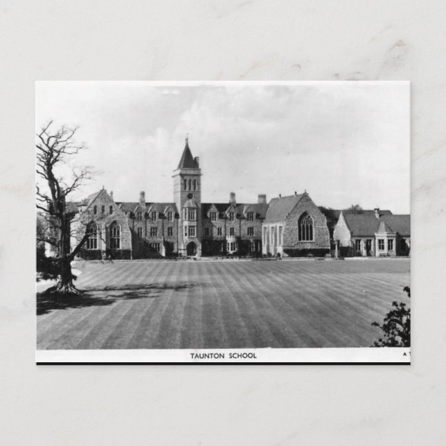 Postal antigua - Taunton School, Somerset (Anverso)