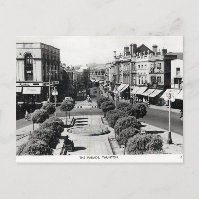 Postal antigua - Taunton, Somerset (Anverso)