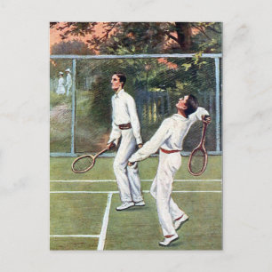 Postal antigua - Tenis