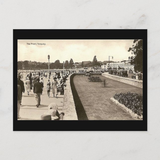 Postal antigua - Torquay, Devon (Anverso)