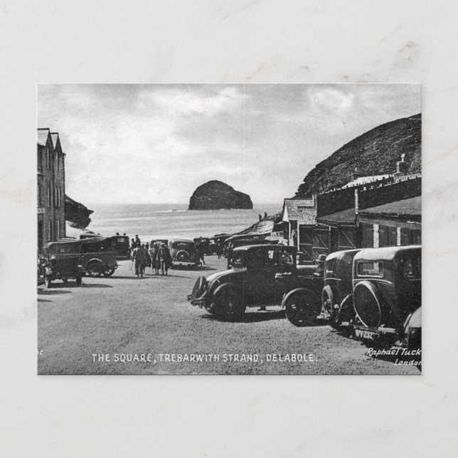 Postal antigua - Trebarwith Strand, Cornwall (Anverso)