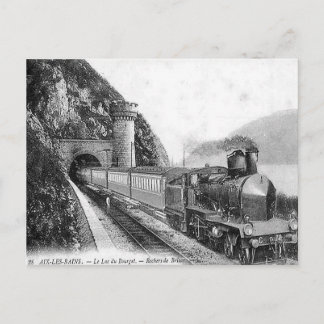 Postal antigua - Tren, Aix-les-Bains