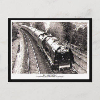 Postal antigua - Tren de LMS "El caledonio"