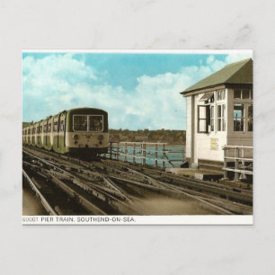 Postal antigua - Tren de muelle, Southend-on-Sea