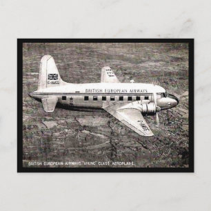 Postal antigua - Una BEA "Viking"