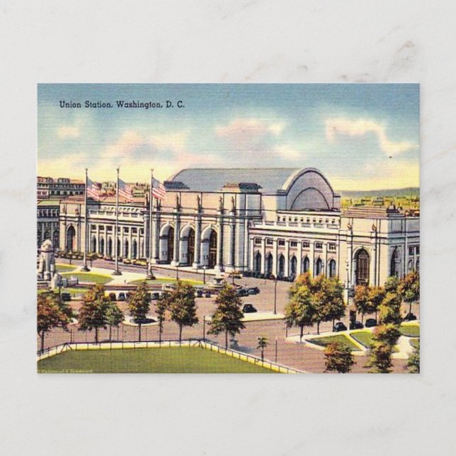 Postal antigua - Union Station, Washington, DC (Anverso)