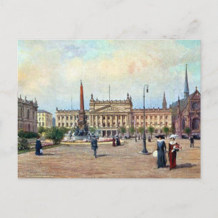 Postal antigua - Universidad de Leipzig