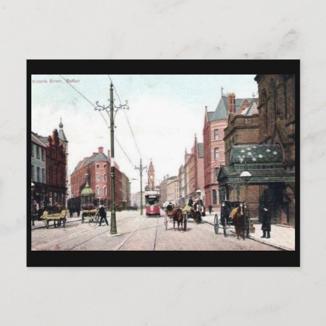 Postal antigua - Victoria St, Belfast (Anverso)