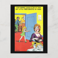 Postal antigua - Vieja tarjeta postal de golf de h