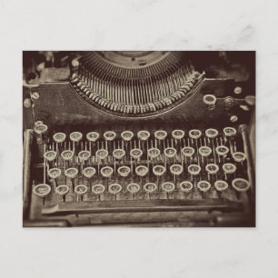 Postal Antigua vieja vieja vieja vieja máquina de tones d